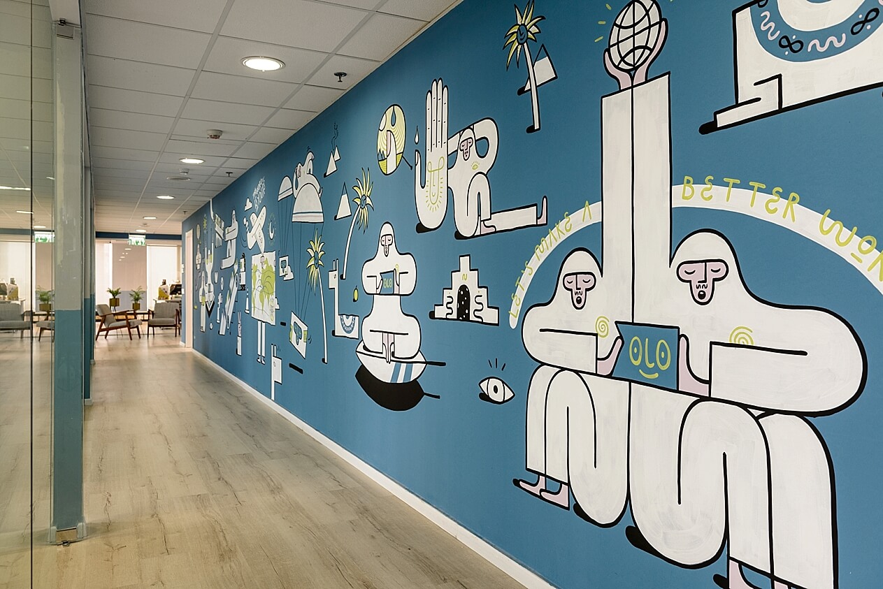 ELNA - אמנות קבועה על הקיר -