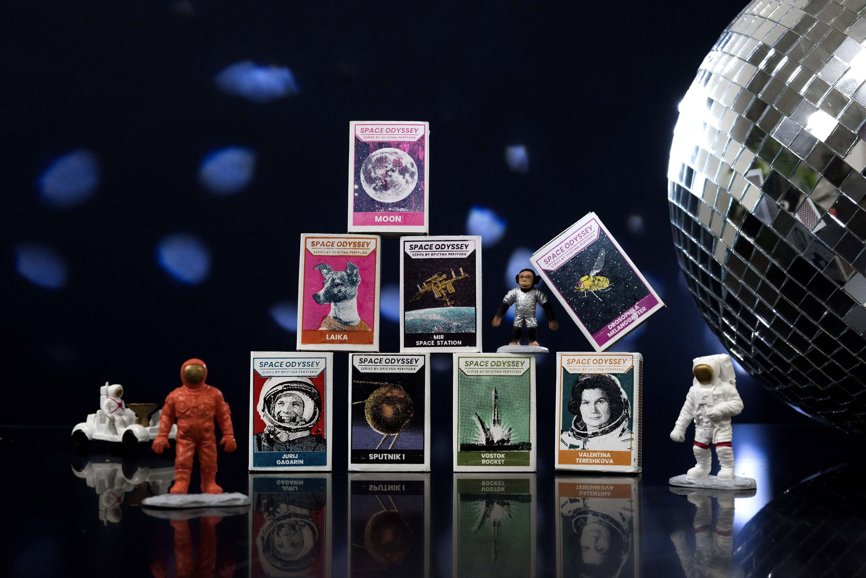 Oficyna Peryferie - Space Odyssey - Marta Tomiak - zapałki kolekcjonerskie
