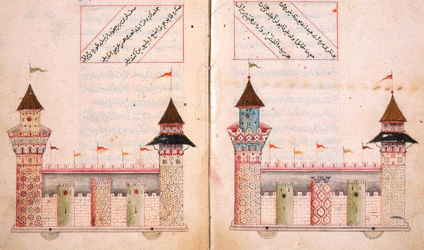 תכנית לטירות על גלגלים, תפאורה לחגיגה בארמון הסולטן