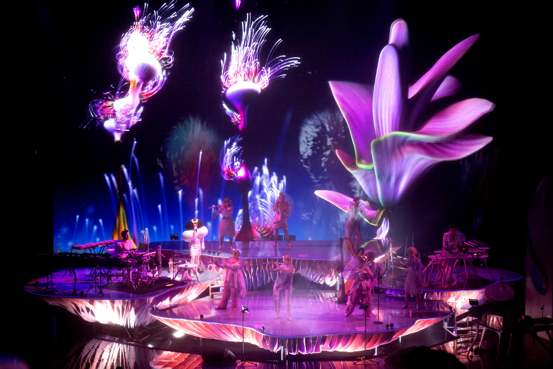 Björk’s Cornucopia. Santiago Felipe, 2019. Courtesy One Little Indian/The Shed