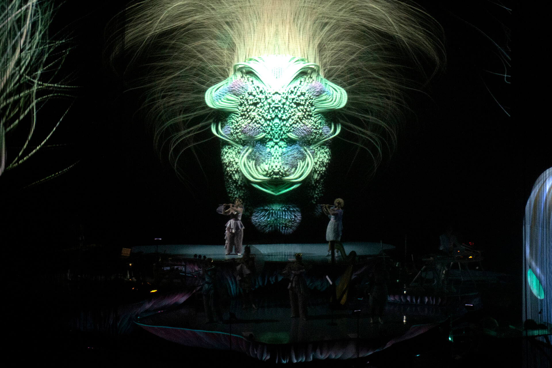 Björk’s Cornucopia. Santiago Felipe, 2019. Courtesy One Little Indian/The Shed