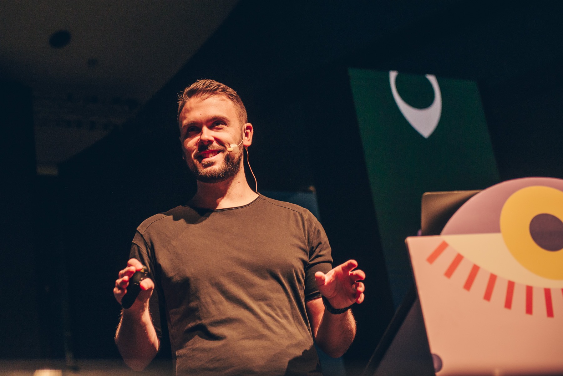 Marco Coppeto, Ueno at OFFF TLV. Photo: Chris Milne