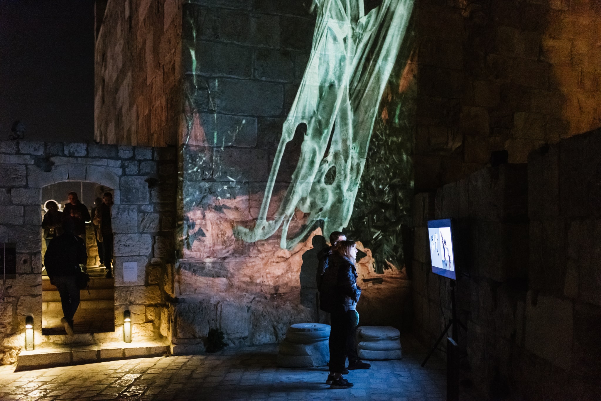 עבודתה של שירה שודרון. פסטיבל ZERO.ONE. צילום: דור קדמי