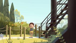 מגלשה שחורה - אורי לוטן. איור: רועי רחמים