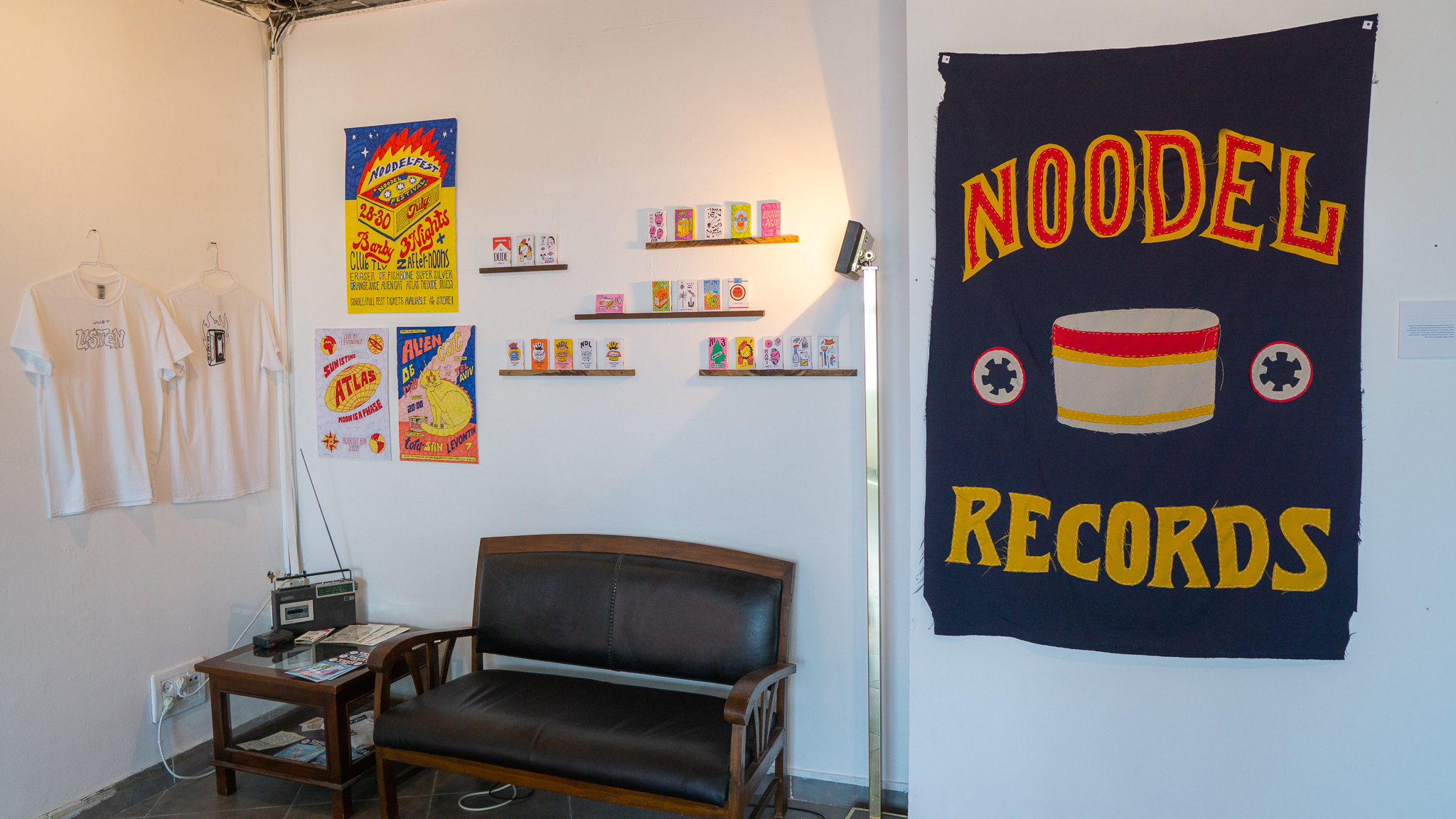 נודל רקורדס - ירדן אברהם, מכללת שנקר. צילום: טל סולומון ורדי