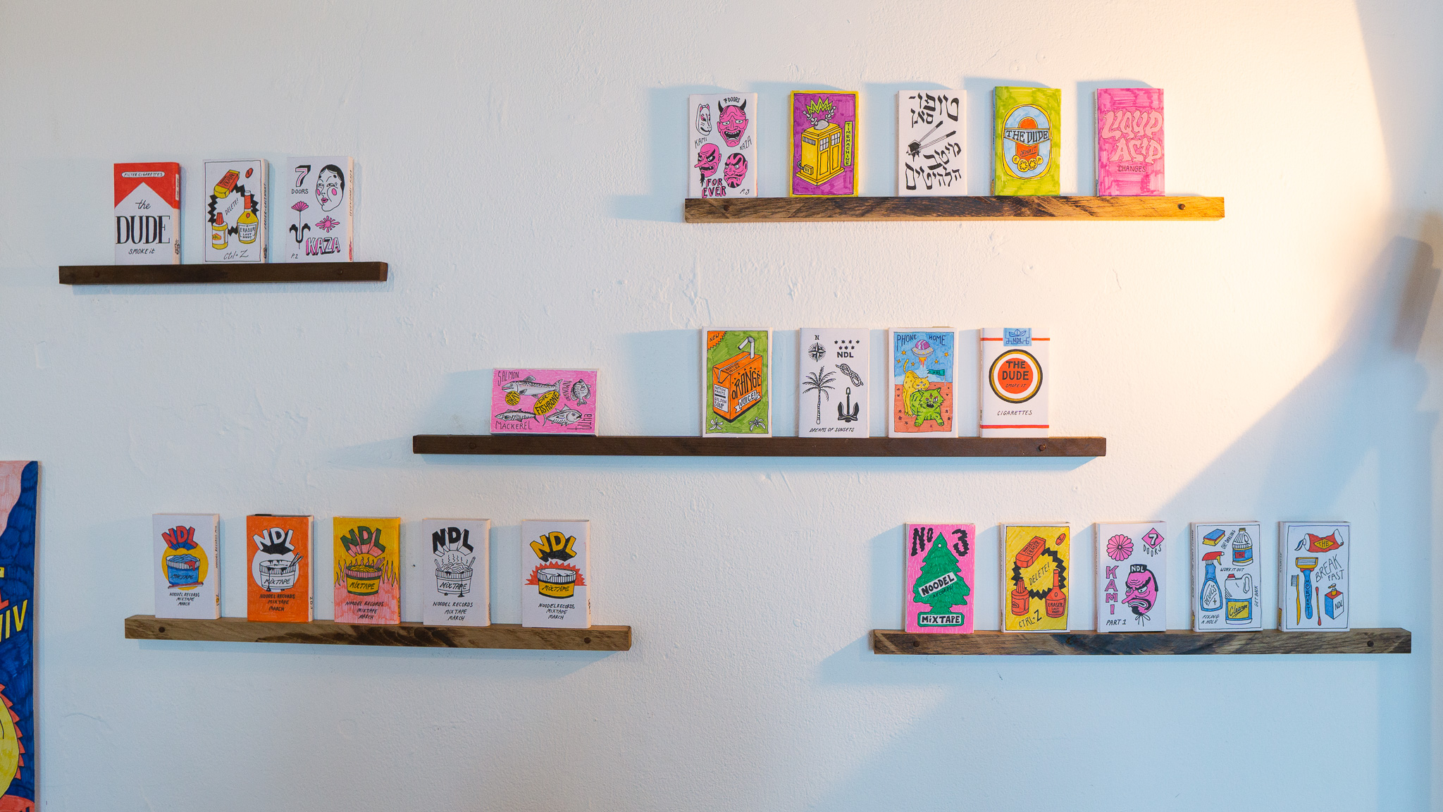 נודל רקורדס - ירדן אברהם, מכללת שנקר. צילום: טל סולומון ורדי