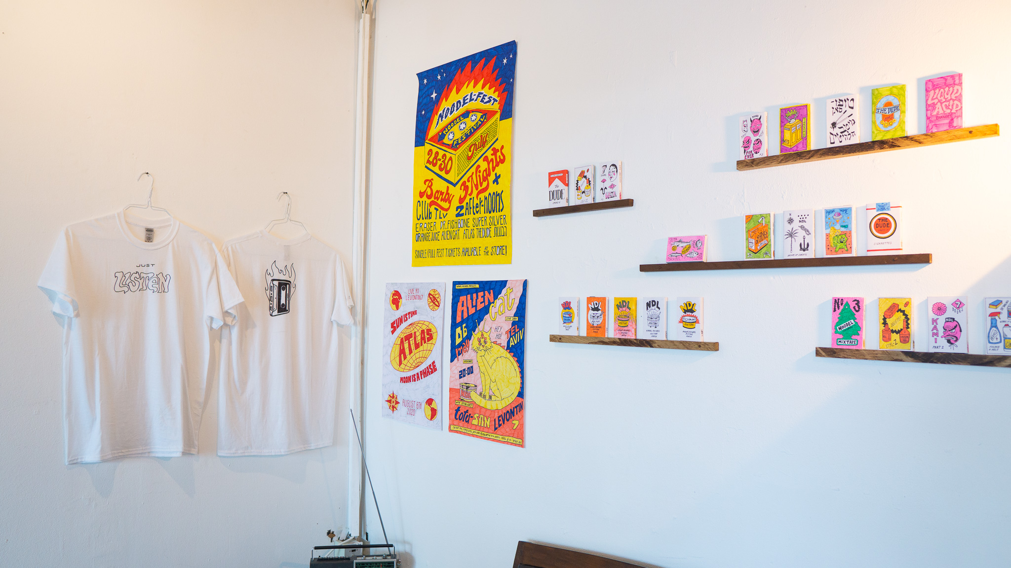 נודל רקורדס - ירדן אברהם, מכללת שנקר. צילום: טל סולומון ורדי