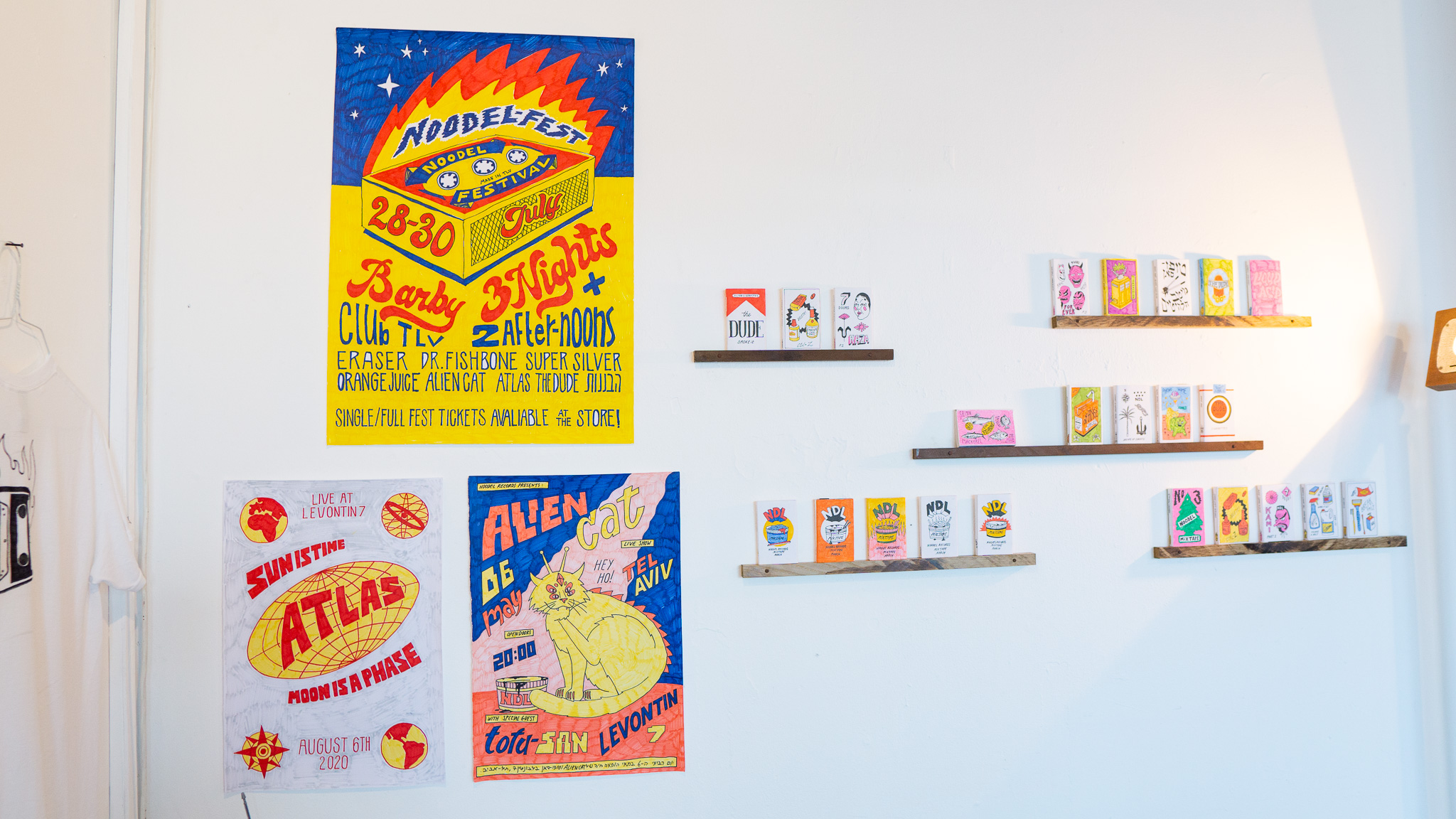 נודל רקורדס - ירדן אברהם, מכללת שנקר. צילום: טל סולומון ורדי