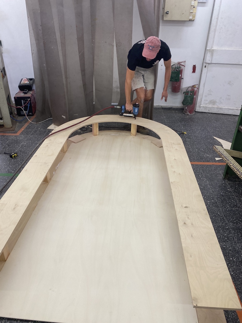 מתוך תהליך העבודה. צילום: אבישי אדלר