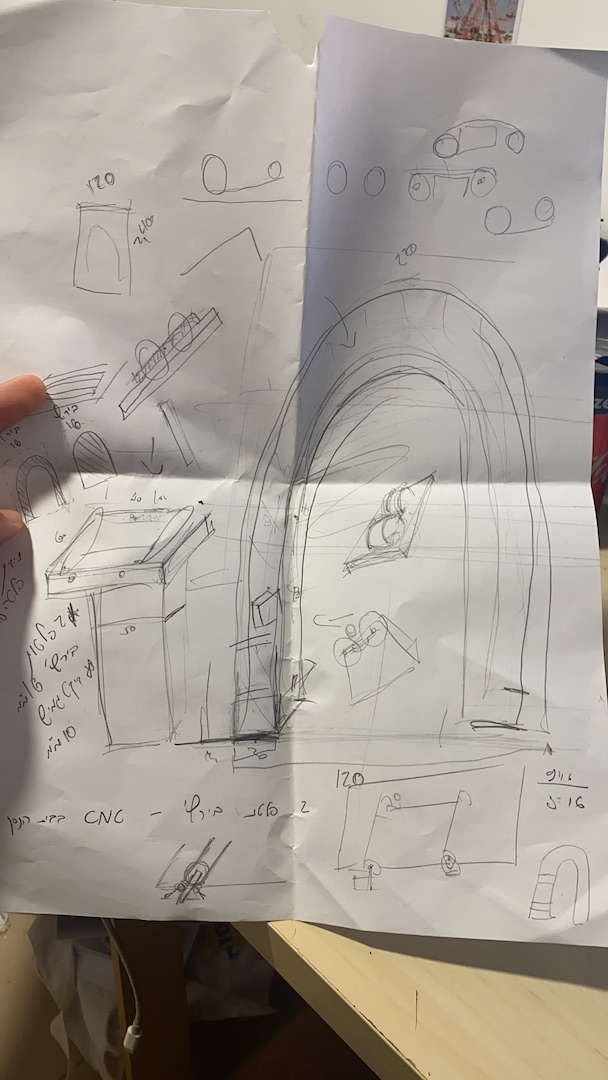 מתוך תהליך העבודה. צילום: אבישי אדלר