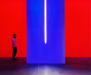 Installation shot - LUX, Es Devlin, BLUESKYWHITE, 2021, photo Es Devlin, courtesy 180 Studios