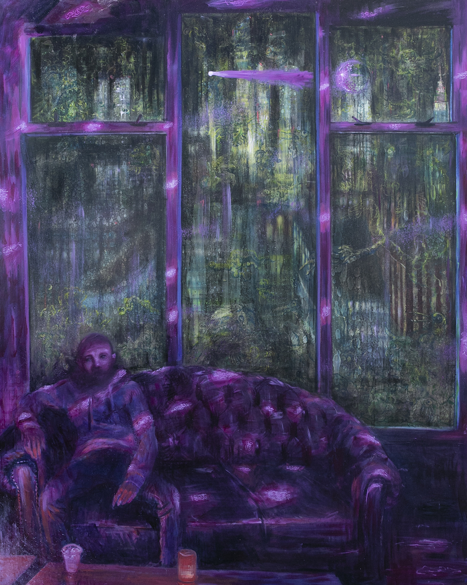 Stipan Tadić. Le Baine, 150x122cm, 60x48”, Oil on canvas, 2022. photo: Kat Lowish