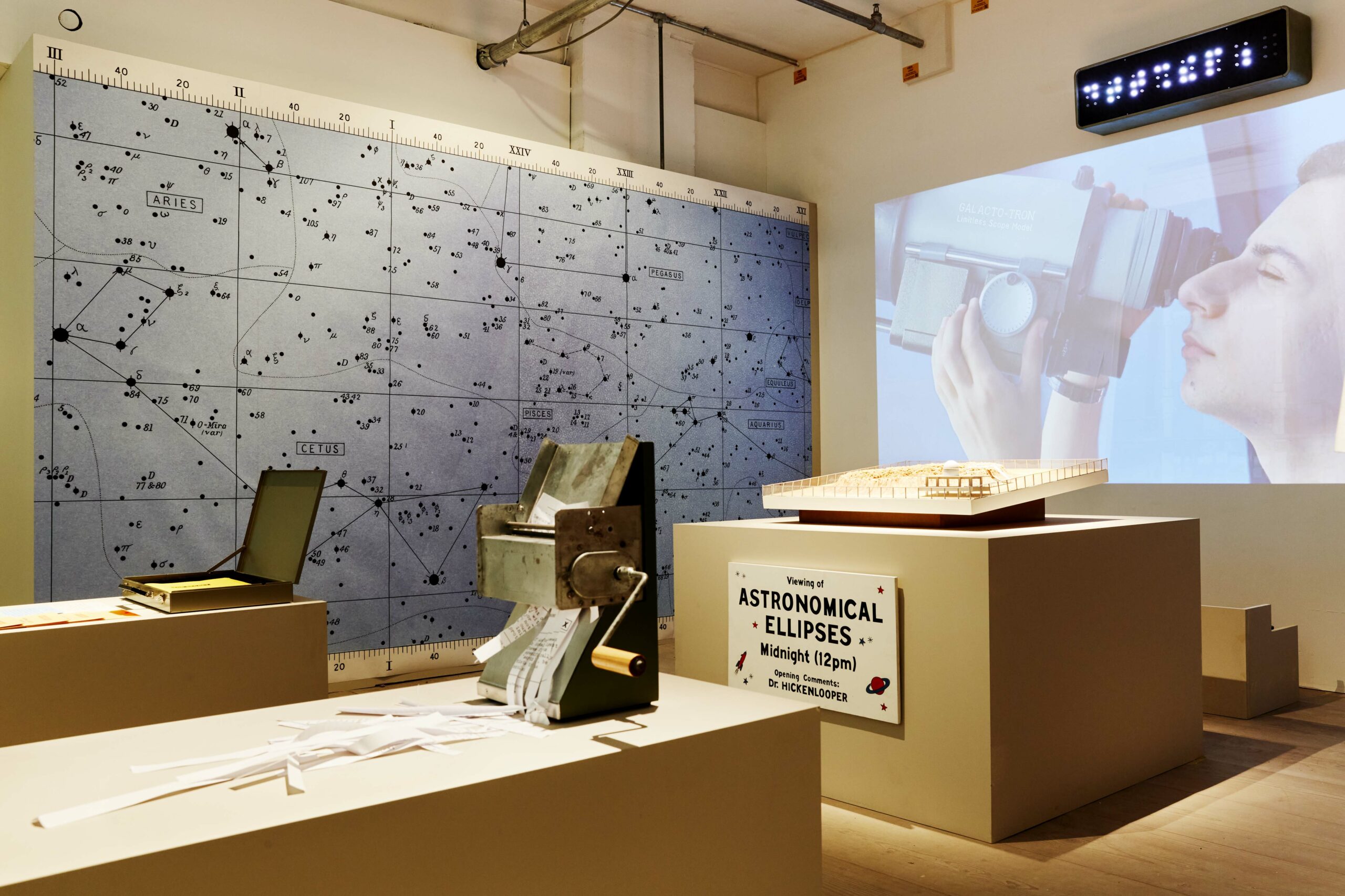 Observatory, Asteroid City Exhibition, 180 Studios, London