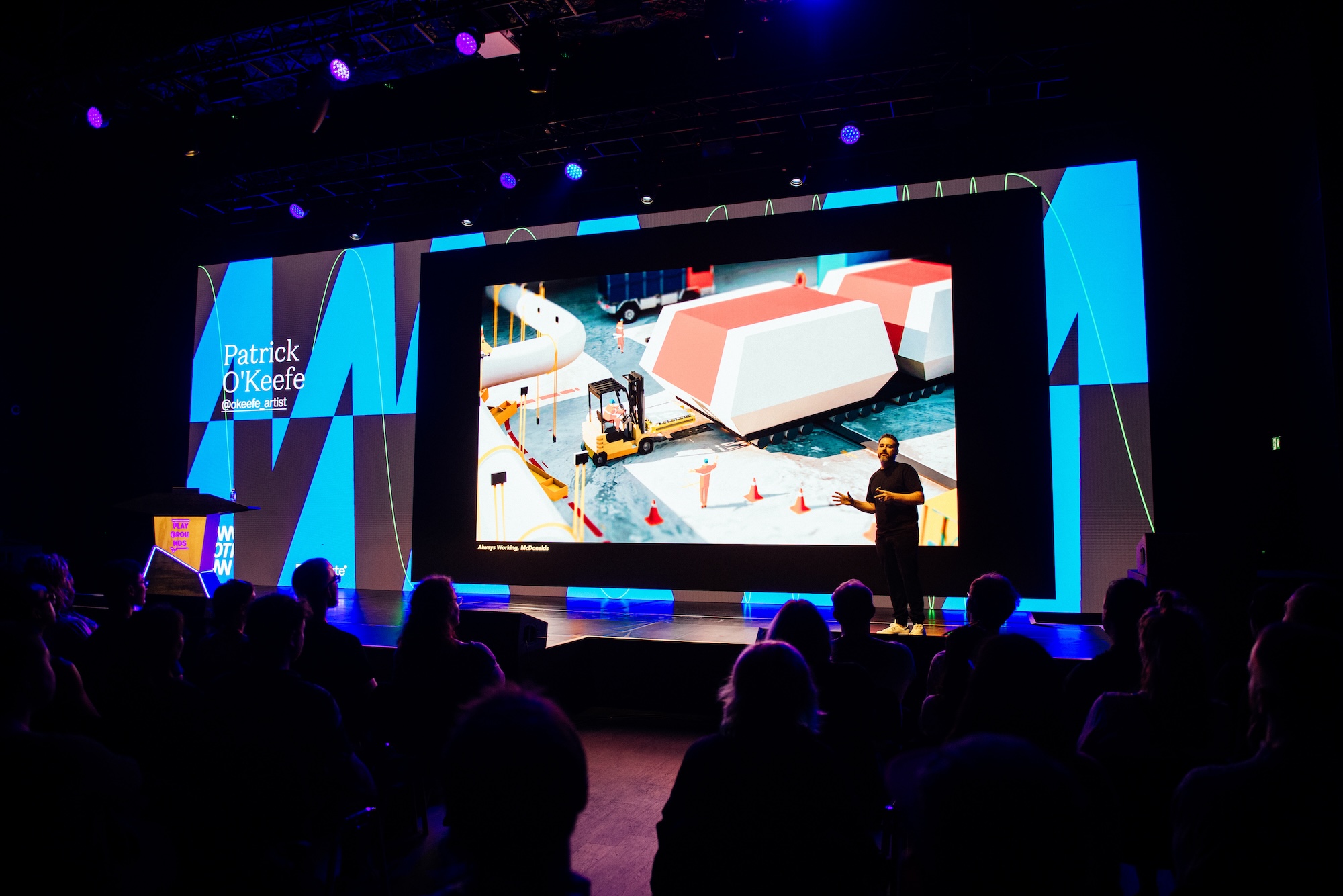 Patrick O'Keefe - Playgrounds In Motion, London - Patrick Gunning