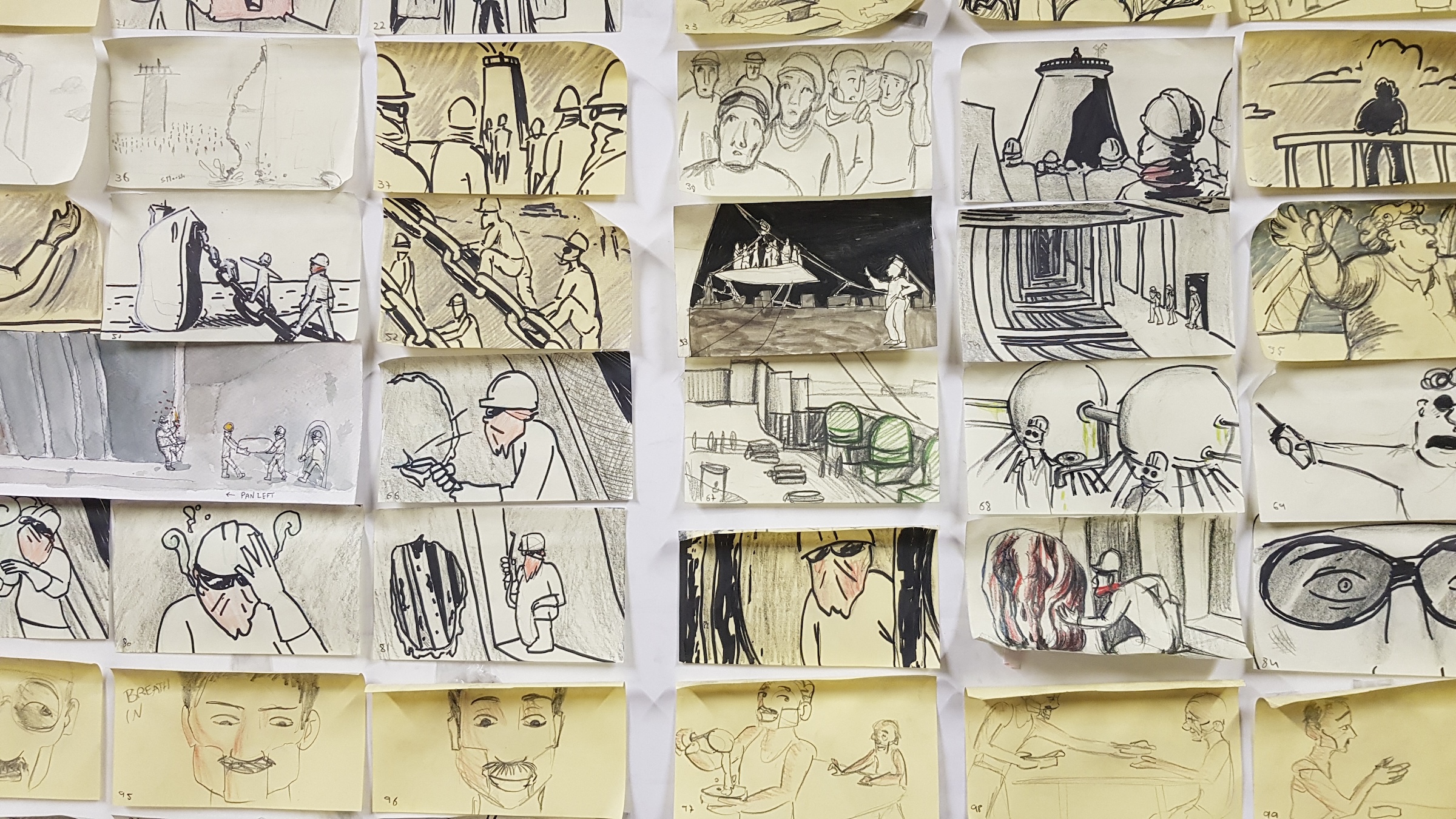 מתוך הסדנא ב״אנומליה״. איורים: עובד פורן ולירון נרונסקי