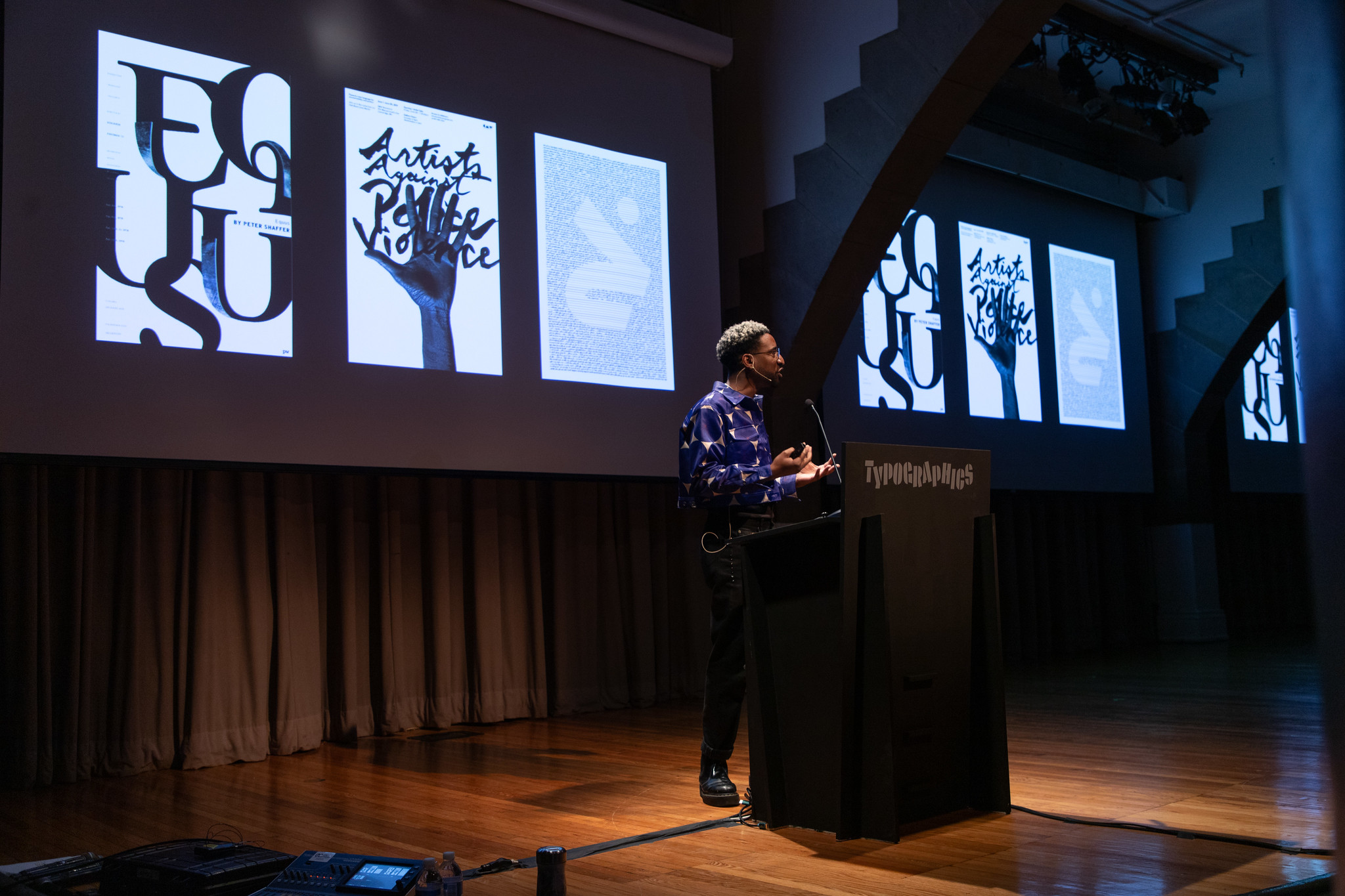 Jon Key, Typographics 2025, photo by Henrique Nardi