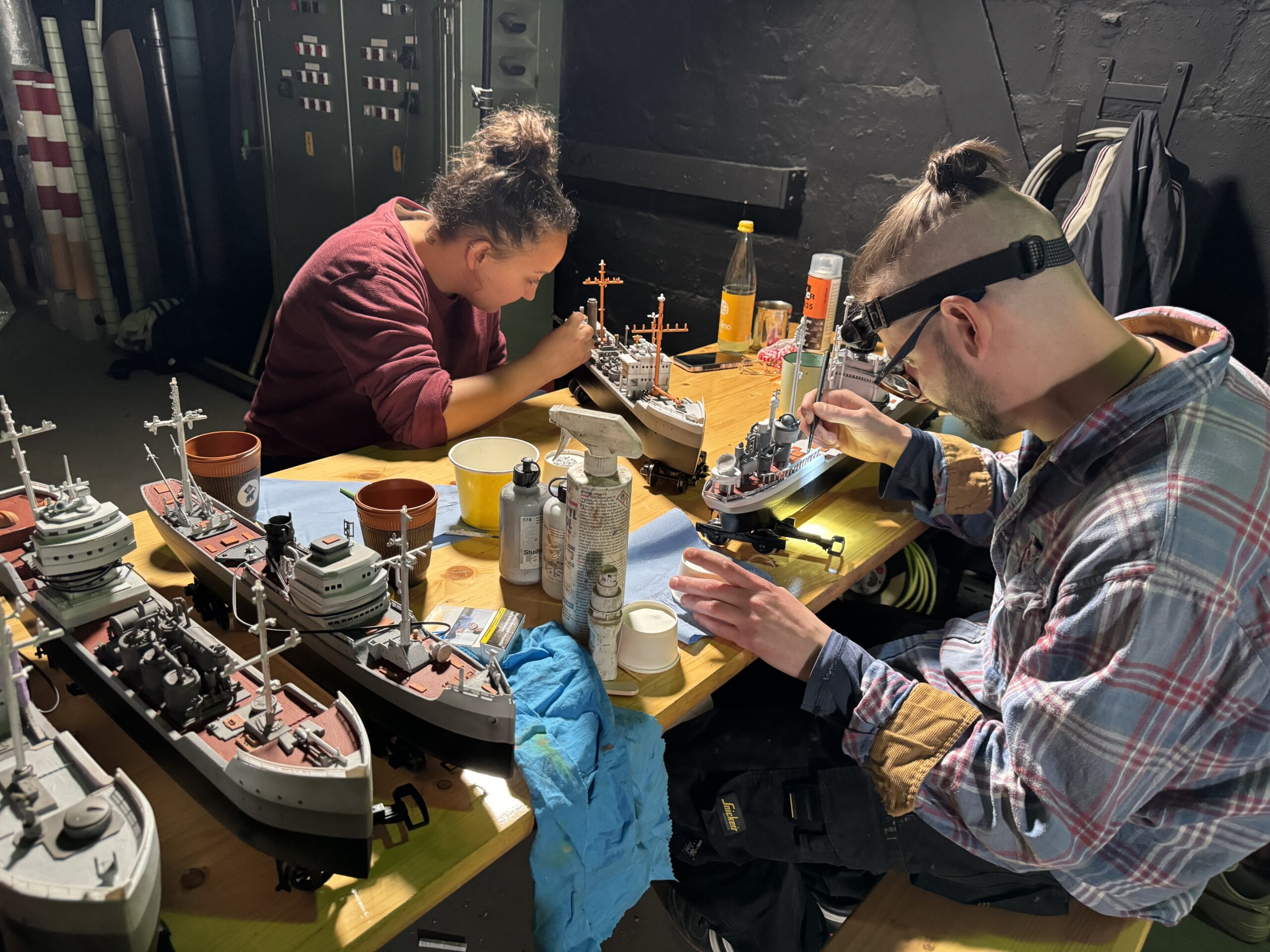 Ships at workshop, The Phoenician Scheme, photo - Simon Weisse